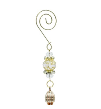 Stella Natalizia 3D con Pendente da Appendere Oro