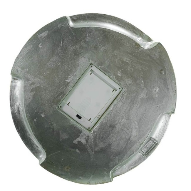 Campana con Albero di Natale in Resina Oro con Luci Led