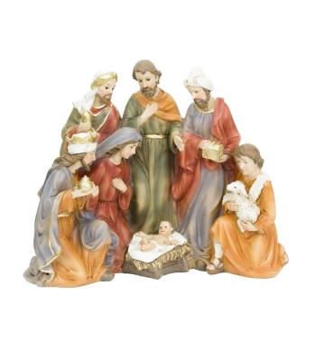 Natività in Poliresina 23x12.5xH.19,5 cm