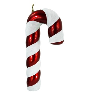 Bastoncino Natalizio Rosso e Bianco H.56 cm