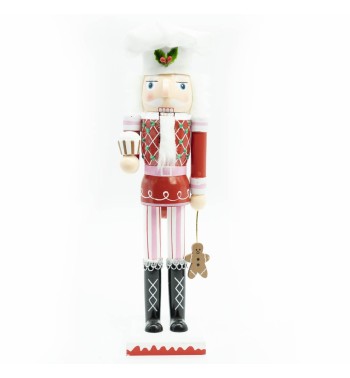 Schiaccianoci Chef Natalizio in Legno H.36 cm