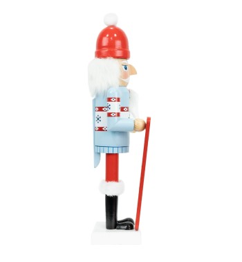 Schiaccianoci Natalizio con Snowboard H.38 cm