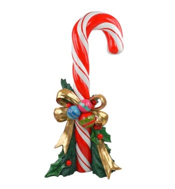 Scultura Bastoncino Natalizio in Resina H.136,5 cm