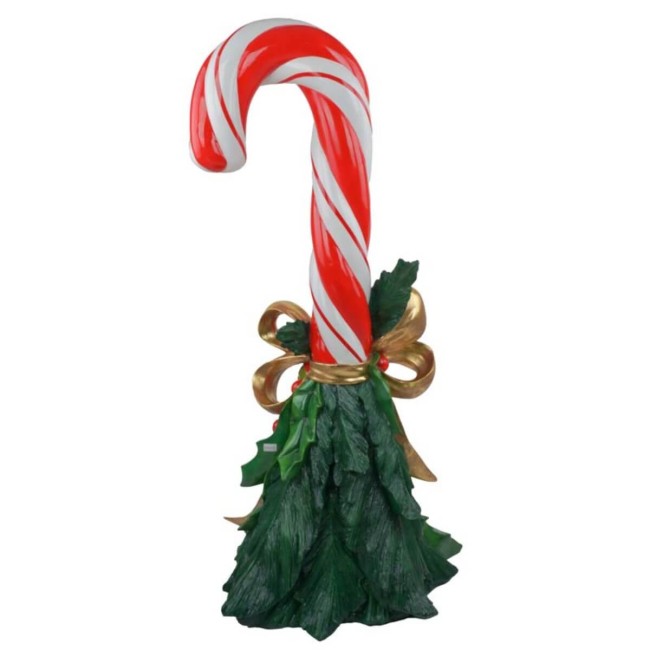 Scultura Bastoncino Natalizio in Resina H.136,5 cm