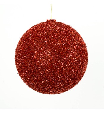 Palla di Natale Glitterata D.20 cm Conf. da 1 Pz