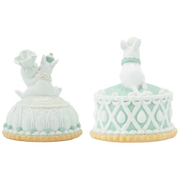 Topini su Torte in Resina H.11 cm Set 2 Pz