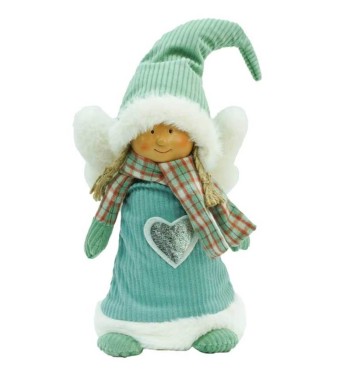 Fatina Natalizia con Abito Verde Acqua 2 Misure