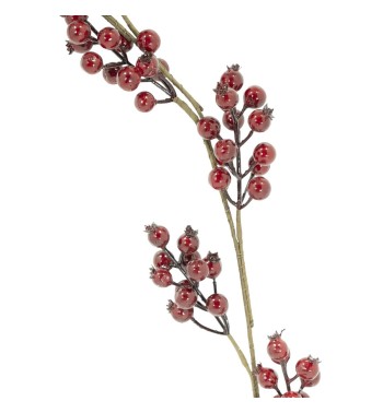 Tralcio Natalizio con Bacche Rosse L.170 cm