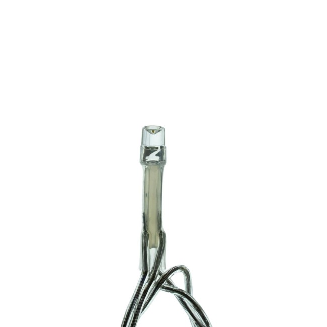 Catena Memory Control con 480 Luci Led Bianco Freddo con Cavo Trasparente 24 metri, Uso Esterno