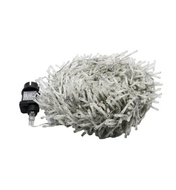 Catena Luminosa Multicolor 1000 Led| Cavo Trasparente| Funzione Memory |50 metri Uso Esterno IP44