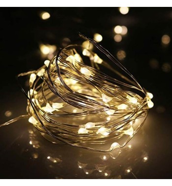 Stringa 60 MicroLed a Batteria 6 m - IP44