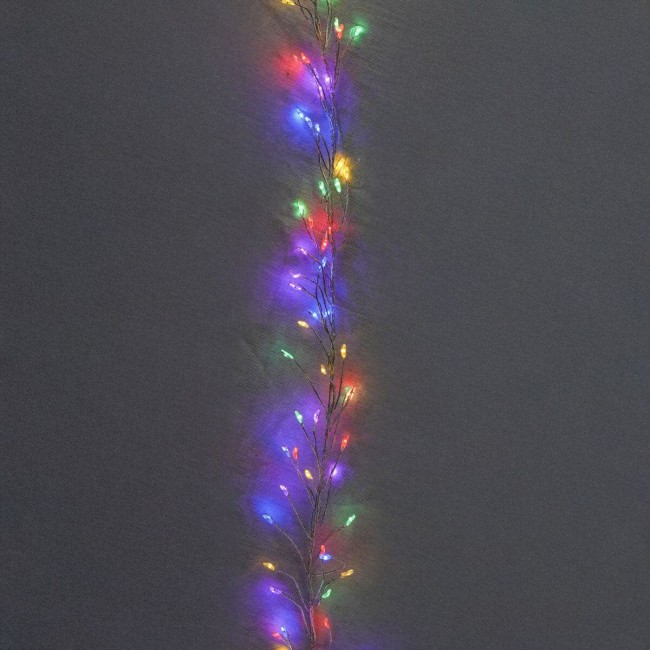 Catena Luminosa Cluster con 1500 Led Multicolor 10 m - IP44