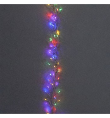 Catena Luminosa Cluster con 1500 Led Multicolor 10 m - IP44