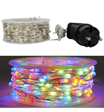 Catena Luminosa LED Multicolor 30 Metri con 800 Luci e 8 Giochi - IP44