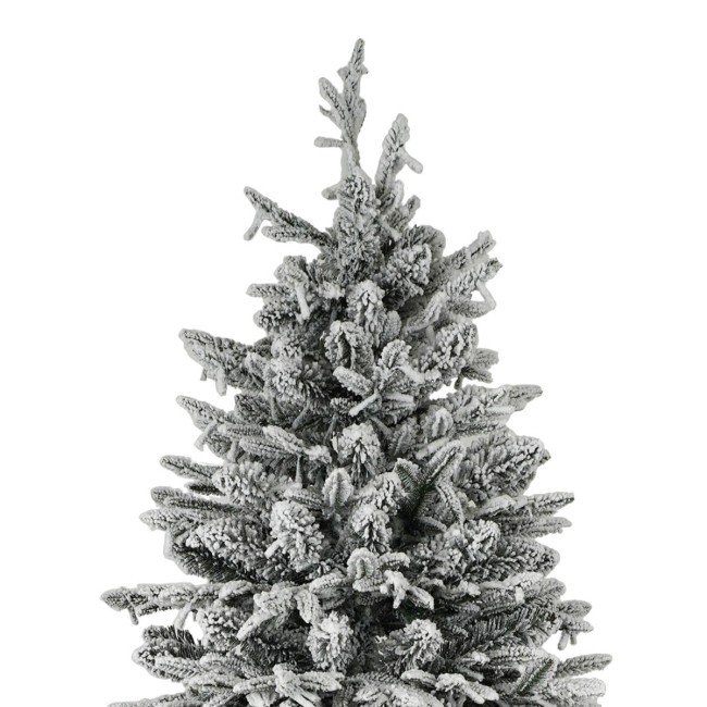 Albero di Natale Slim Innevato in PE e PVC, Apertura a Ombrello - Canada Slim
