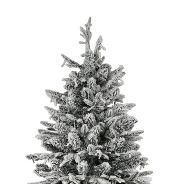Albero di Natale Slim Innevato in PE e PVC, Apertura a Ombrello - Canada Slim