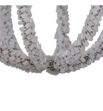 Palla Natalizia con Perline D.8 cm