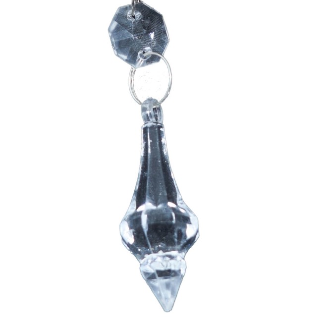 Fiocco di Neve Natalizio da Appendere Silver