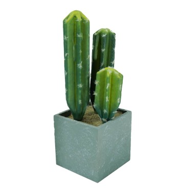 Piantina Grassa Artificiale con Vasetto H.27 cm