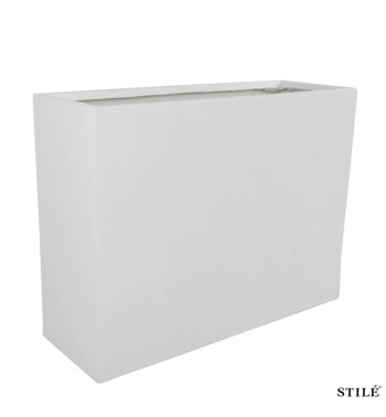 Vaso Rettangolare in Ossido di Magnesio H.75 cm 3 Colori