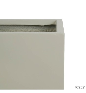 Vaso Fioriera Rettangolare in Ossido di Magnesio H.75 cm 3 Colori