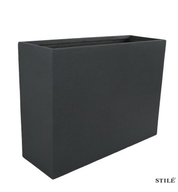 Vaso Rettangolare in Ossido di Magnesio H.75 cm 3 Colori