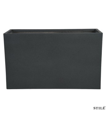 Vaso Rettangolare in Ossido di Magnesio H.60 cm 3 Colori