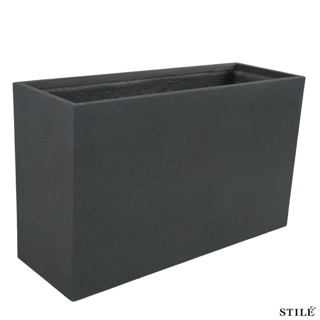 Vaso Rettangolare in Ossido di Magnesio H.60 cm 3 Colori