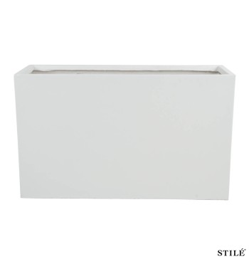 Vaso Fioriera Rettangolare in Ossido di Magnesio H.60 cm 3 Colori