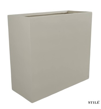 Vaso Rettangolare in Ossido di Magnesio H.75 cm 3 Colori