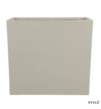 Vaso Rettangolare in Ossido di Magnesio H.75 cm 3 Colori