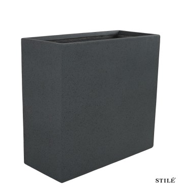 Vaso Rettangolare in Ossido di Magnesio H.75 cm 3 Colori