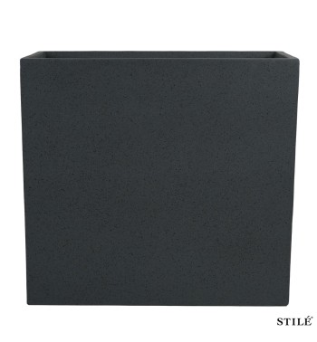 Vaso Rettangolare in Ossido di Magnesio H.75 cm 3 Colori