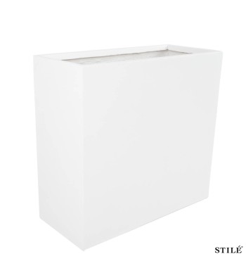 Vaso Fioriera Rettangolare in Ossido di Magnesio H.75 cm 3 Colori