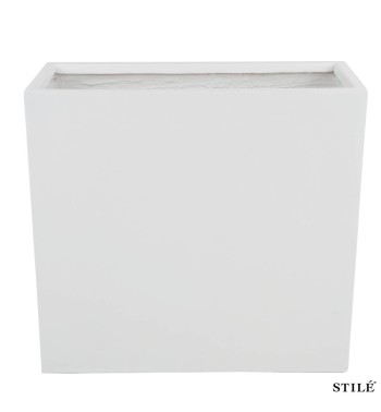 Vaso Rettangolare in Ossido di Magnesio H.75 cm 3 Colori