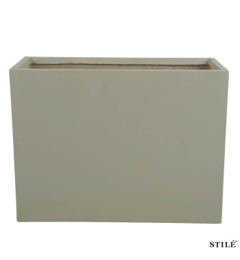 Vaso Rettangolare in Ossido di Magnesio H.60 cm 3 Colori