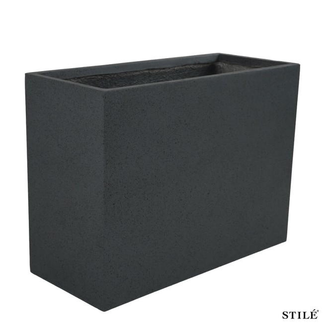 Vaso Fioriera Rettangolare in Ossido di Magnesio H.60 cm 3 Colori