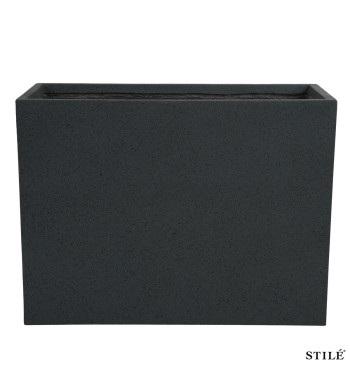 Vaso Rettangolare in Ossido di Magnesio H.60 cm 3 Colori