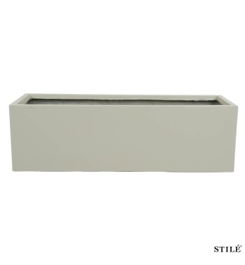 Vaso Fioriera Rettangolare in Ossido di Magnesio H.30 cm 3 Colori