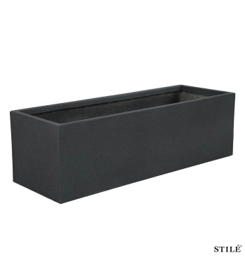 Vaso Fioriera Rettangolare in Ossido di Magnesio H.30 cm 3 Colori