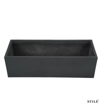 Vaso Fioriera Rettangolare in Ossido di Magnesio H.30 cm 3 Colori