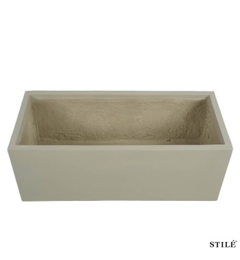 Vaso in Ossido di Magnesio 80x35xH.30 cm 3 Colori