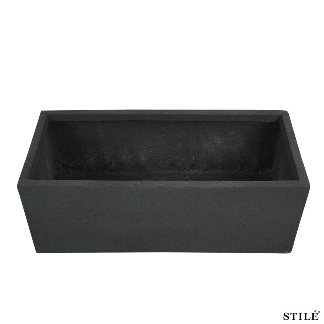 Vaso in Ossido di Magnesio 80x35xH.30 cm 3 Colori