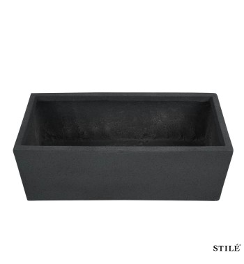 Vaso in Ossido di Magnesio 80x35xH.30 cm 3 Colori