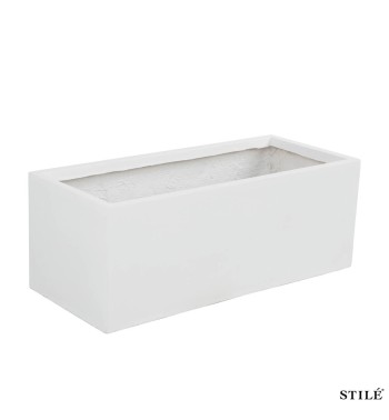 Vaso in Ossido di Magnesio 80x35xH.30 cm 3 Colori