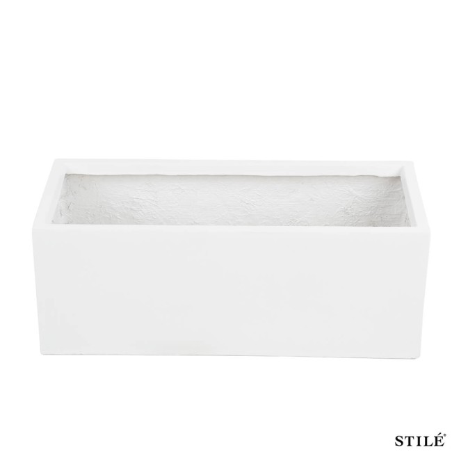 Vaso Fioriera in Ossido di Magnesio 80x35xH.30 cm 3 Colori