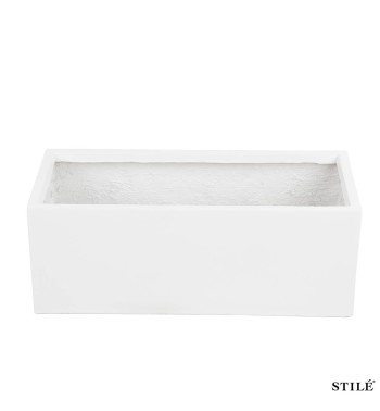 Vaso Fioriera in Ossido di Magnesio 80x35xH.30 cm 3 Colori