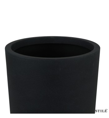 Set 3 Vasi Tondi in Poliresina con Polvere di Pietra 3 Colori