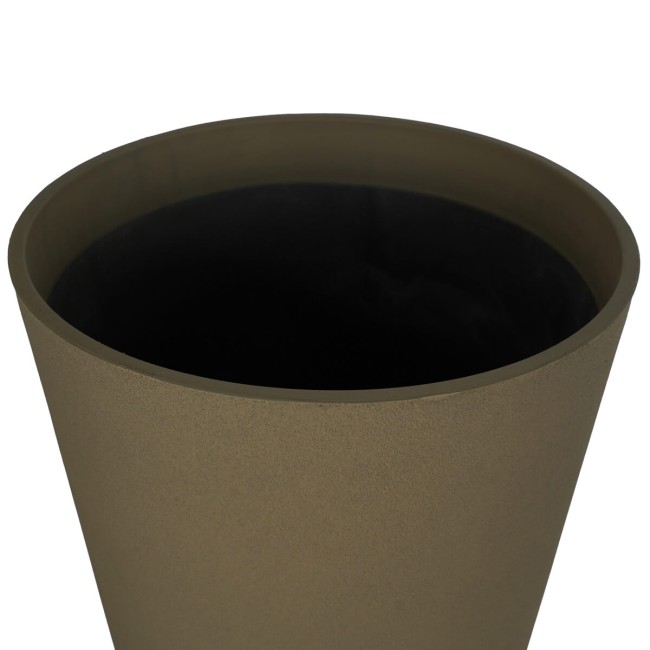 Set 2 Vasi Alti in Poliresina e Polvere di Pietra 3 Colori