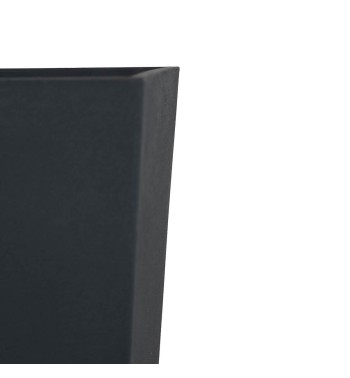 Set 2 Vasi Alti in Poliresina Mista a Polvere di Pietra 3 Colori